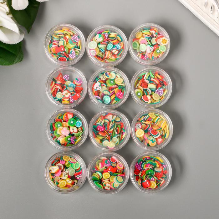 Декор для творчества резина "Фрукты" набор 12 шт d=0,6 см 2 гр= 1 баночка 1,8х9,5х12,5 см
Декор для творчества резина "Фрукты" набор 12 шт d=0,6 см 2 гр= 1 баночка 1,8х9,5х12,5 см