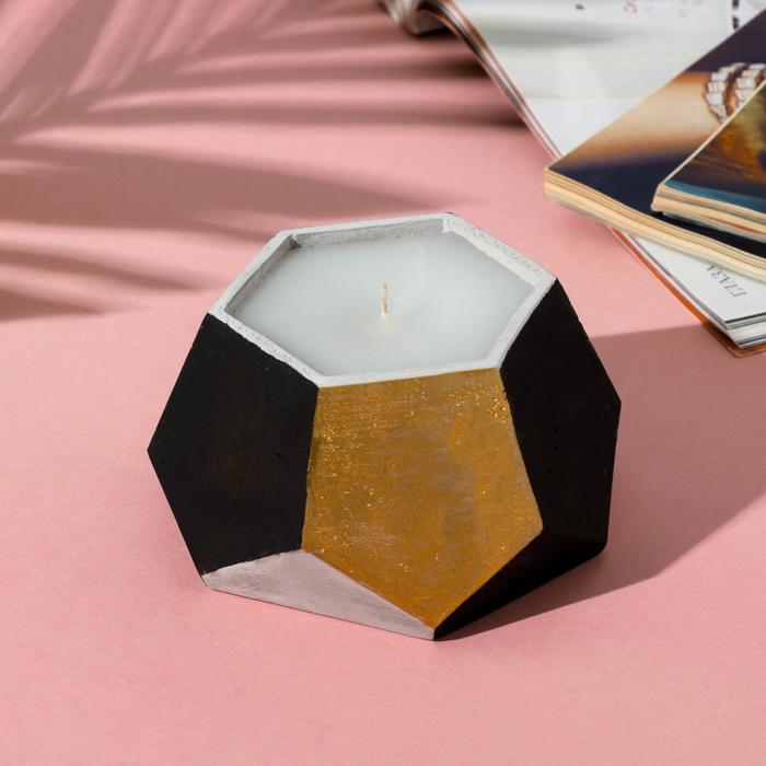 Свеча в подсвечнике (ручная работа) «Черный и золото»
Свеча в подсвечнике (ручная работа) «Черный и золото»