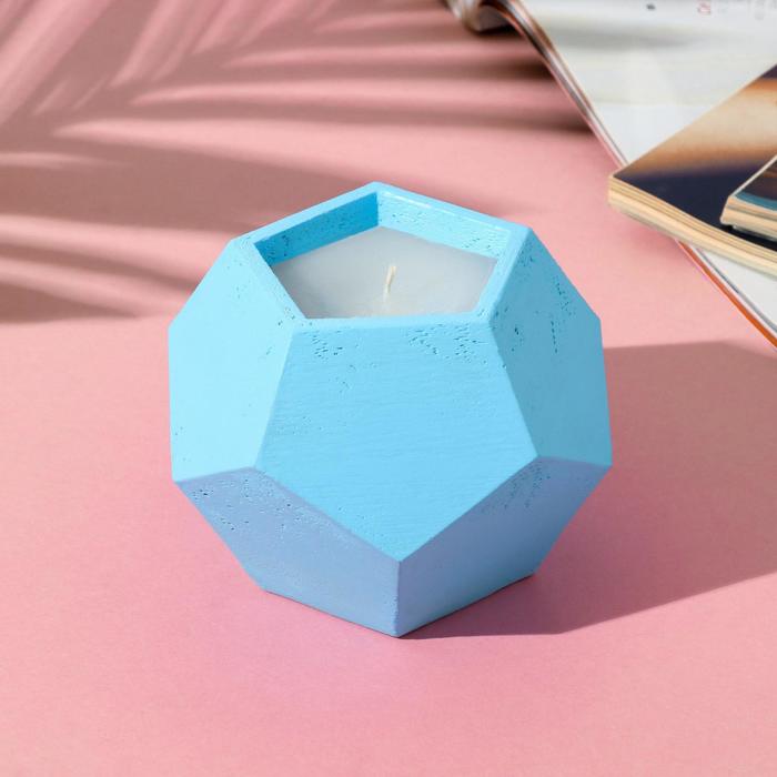 Свеча в подсвечнике (ручная работа) «Голубой»
Свеча в подсвечнике (ручная работа) «Голубой»