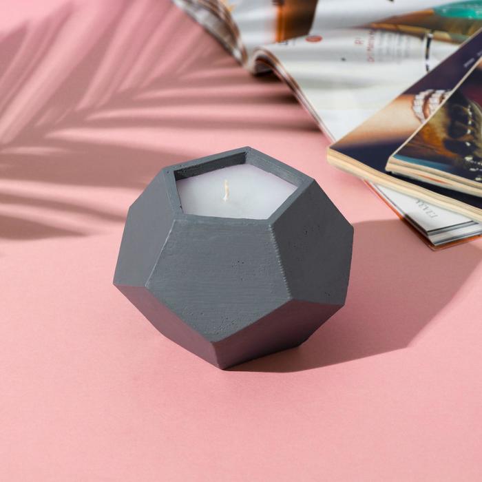 Свеча в подсвечнике (ручная работа) «Серый», 12 х 8,5 см
Свеча в подсвечнике (ручная работа) «Серый», 12 х 8,5 см
