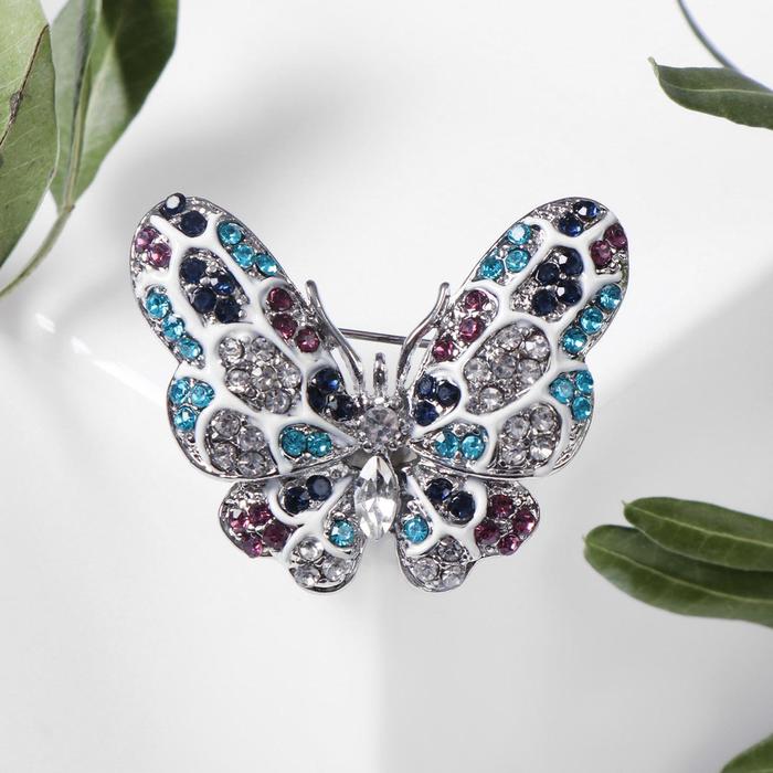 Брошь "Бабочка" нимфалида, цветная серебре
Брошь "Бабочка" нимфалида, цветная серебре
