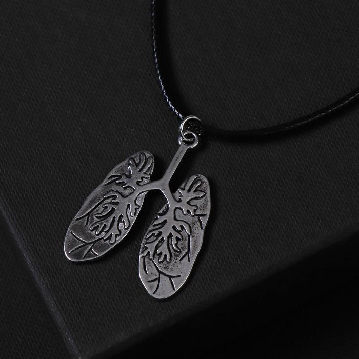 Кулон на шнурке "Анатомия" легкие, цвет чернёное серебро, 45 см
Кулон на шнурке "Анатомия" легкие, цвет чернёное серебро, 45 см