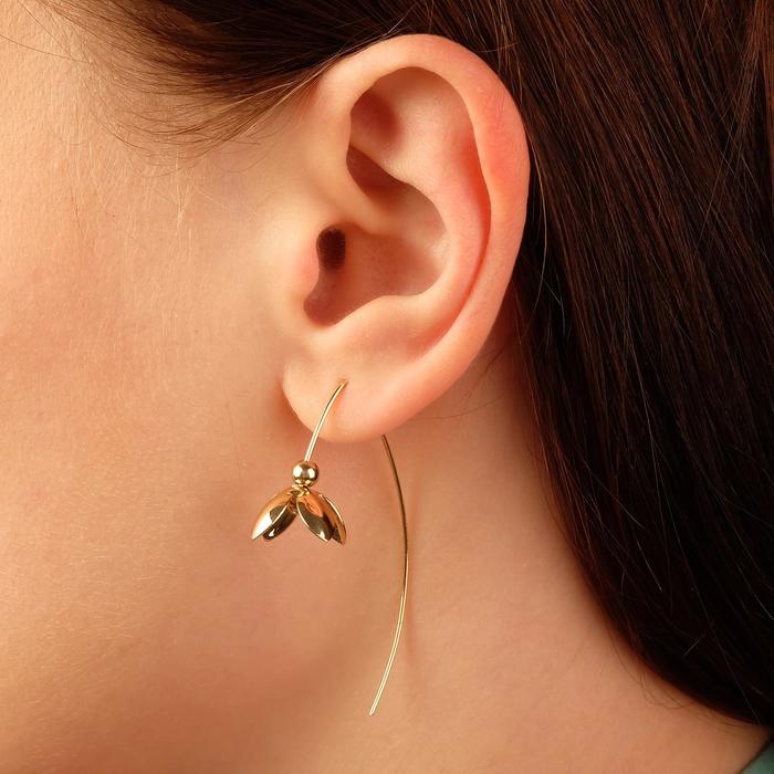 Серьги металл "Закат" цветочек, цвет золото
Серьги металл "Закат" цветочек, цвет золото