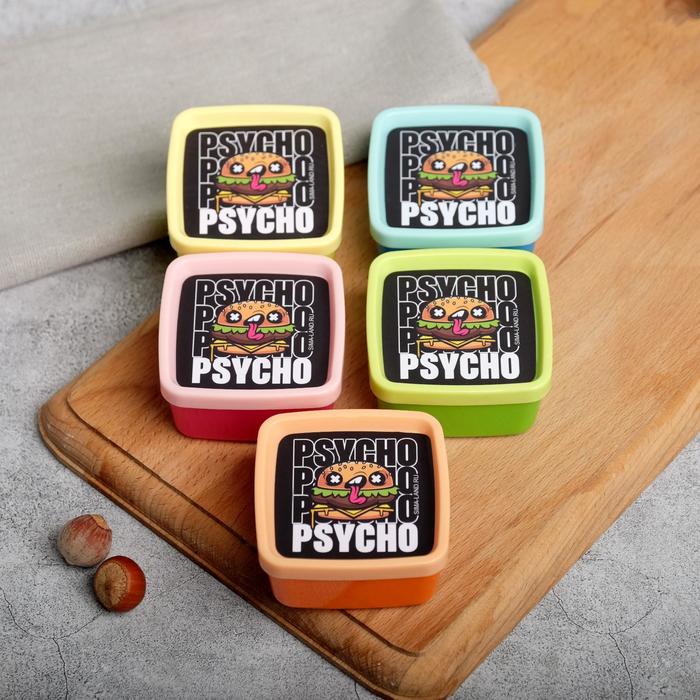 Контейнер "PSYCHO", микс цветов, 85 мл
Контейнер "PSYCHO", микс цветов, 85 мл