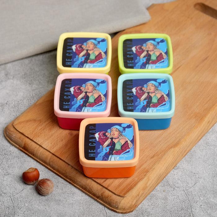 Контейнер "Не сахар", микс цветов, 85 мл
Контейнер "Не сахар", микс цветов, 85 мл