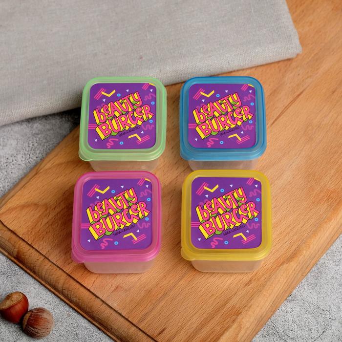 Контейнер пластик Beauty burger, 60 мл, микс цветов 
Контейнер пластик Beauty burger, 60 мл, микс цветов