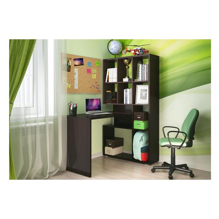 Стол компьютерный «Костер 8», 1989 × 608 × 1642 мм, цвет венге
Стол компьютерный «Костер 8», 1989 × 608 × 1642 мм, цвет венге