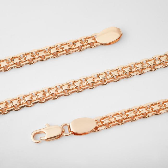 Цепь "Якорная двухрядная", продолговатый карабин, цвет золото, ширина 5 мм, L=50 см 
Цепь "Якорная двухрядная", продолговатый карабин, цвет золото, ширина 5 мм, L=50 см