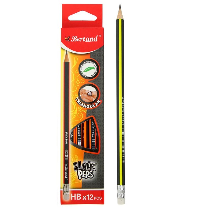 Карандаш чернографитный с ластиком НВ корпус трехгранный МИКС ассорти (штрихкод на штуке)
Карандаш чернографитный с ластиком НВ корпус трехгранный МИКС ассорти (штрихкод на штуке)