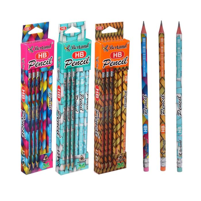 Карандаш чернографитный с ластиком, твёрдость НВ, трехгранный, МИКС (штрихкод на штуке)
Карандаш чернографитный с ластиком, твёрдость НВ, трехгранный, МИКС (штрихкод на штуке)