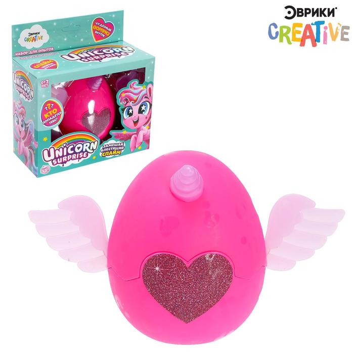 Набор для опытов «Яйцо единорога со слаймом», МИКС
Набор для опытов «Яйцо единорога со слаймом», МИКС