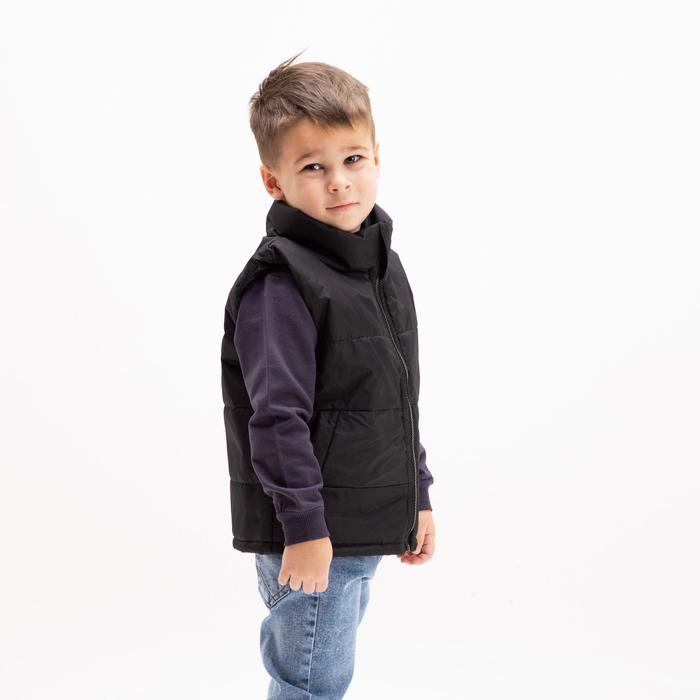 Жилет детский, цвет чёрный, рост 98-104 см
Жилет детский, цвет чёрный, рост 98-104 см