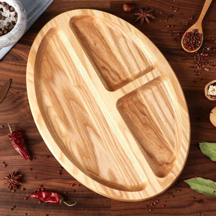Тарелка-доска для закусок и нарезки "Овальная", 35 х 25 см, массив ясеня
Тарелка-доска для закусок и нарезки "Овальная", 35 х 25 см, массив ясеня