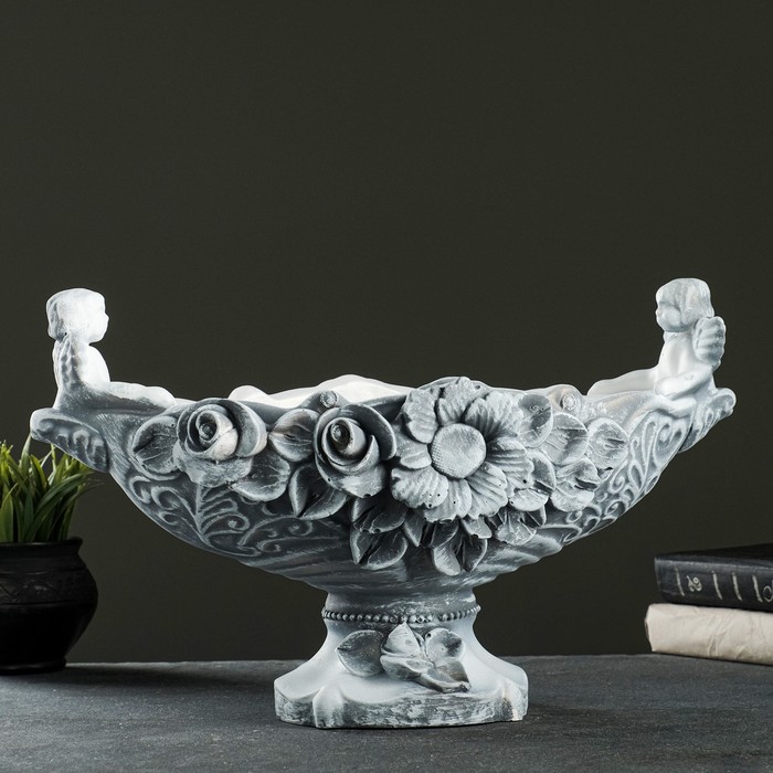 Вазон "Ладья" антик, 2,8л/ 50х26х25см
Вазон "Ладья" антик, 2,8л/ 50х26х25см