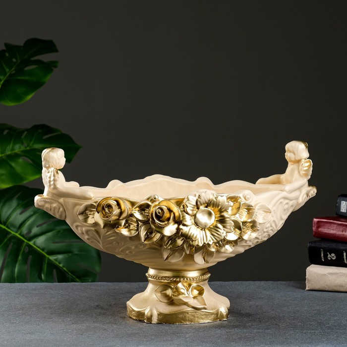 Вазон "Ладья" слоновая кость, 2,8л/ 50х26х25 см
Вазон "Ладья" слоновая кость, 2,8л/ 50х26х25 см