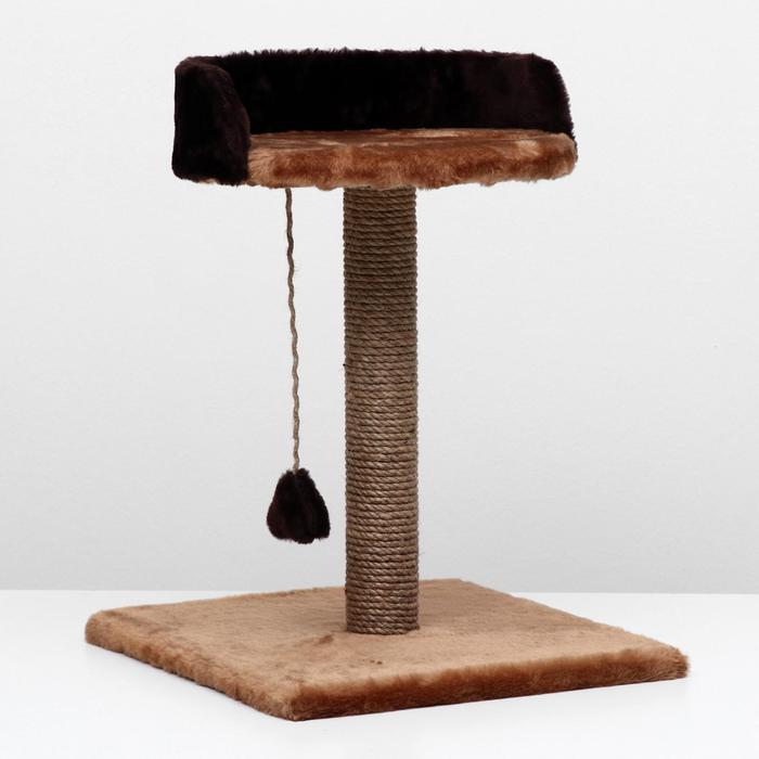 Когтеточка "Столбик" с лежанкой, 40 х 40 х 55 см, светло-коричневая
Когтеточка "Столбик" с лежанкой, 40 х 40 х 55 см, светло-коричневая