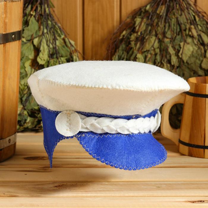 Шапка для бани "Капитан"
Шапка для бани "Капитан"