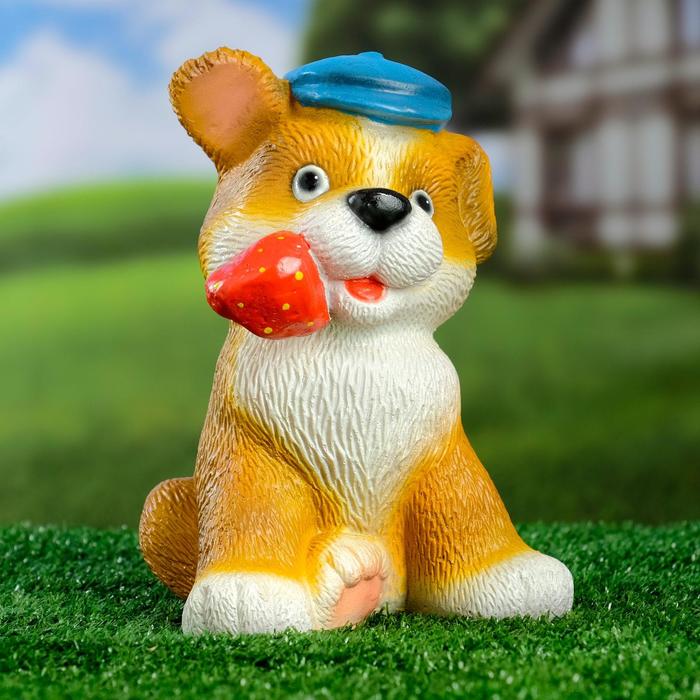 Садовая фигура "Щенок с клубникой" 20х16см
Садовая фигура "Щенок с клубникой" 20х16см