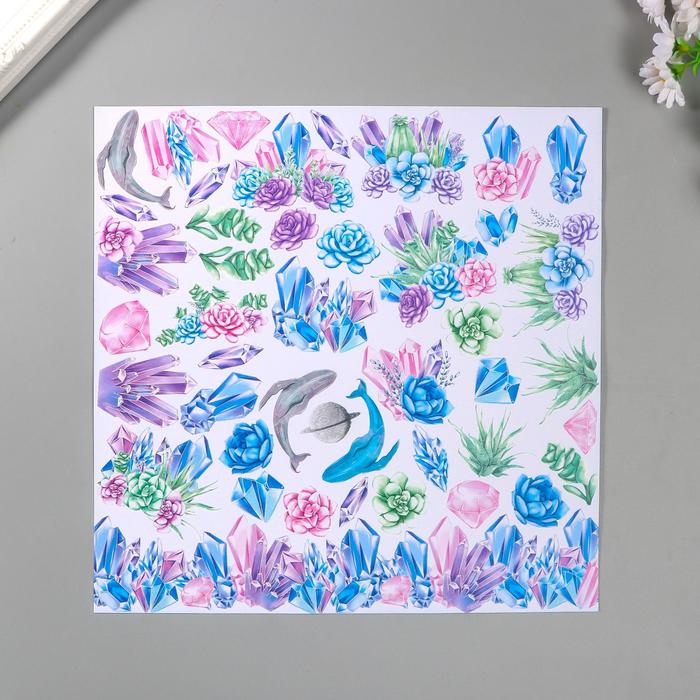 Лист для вырезания "Mystical space crystal" 30,5х30,5 см
Лист для вырезания "Mystical space crystal" 30,5х30,5 см