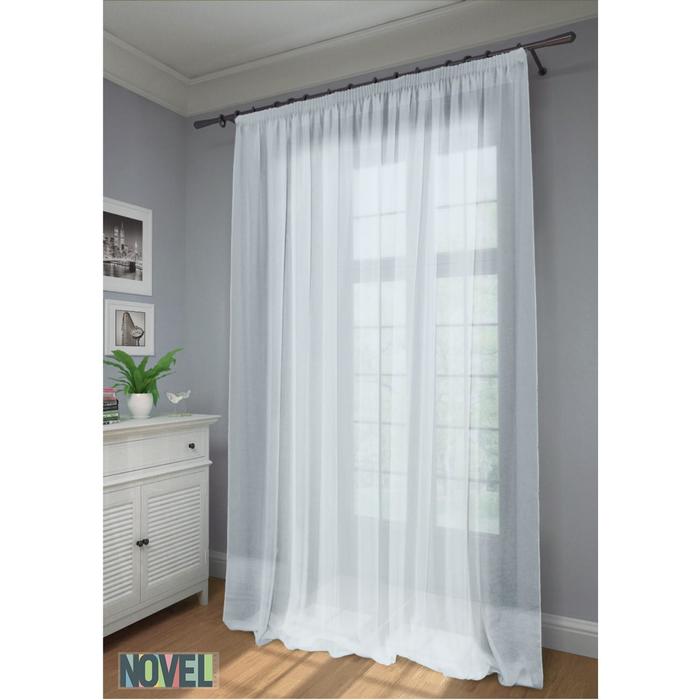 Штора вуаль со шторной лентой, размер 300х270 см, цвет голубой №31
Штора вуаль со шторной лентой, размер 300х270 см, цвет голубой №31