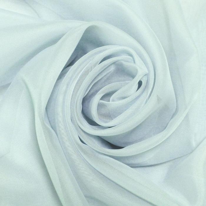 фото Штора вуаль со шторной лентой, размер 300х270 см, цвет ментоловый №14 novel