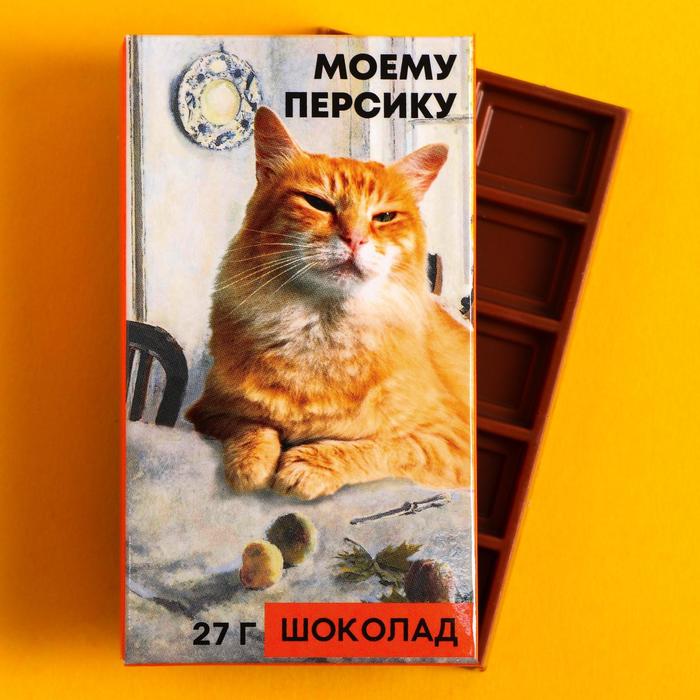 Шоколад молочный «Моему персику», 27 г.
Шоколад молочный «Моему персику», 27 г.