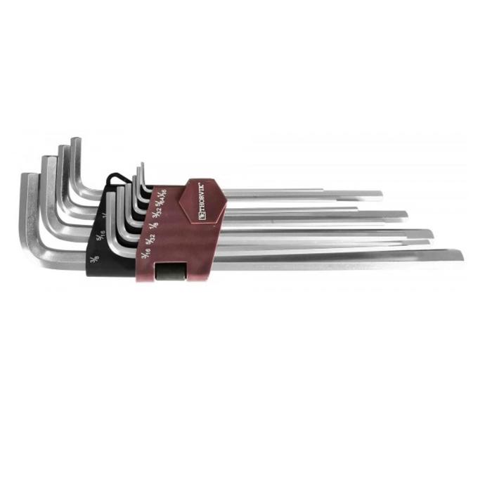 Набор ключей торцевых HKIL10S Thorvik 53099, 6-гр, удлиненных, H1/16"-H3/8", 10 предметов
Набор ключей торцевых HKIL10S Thorvik 53099, 6-гр, удлиненных, H1/16"-H3/8", 10 предметов