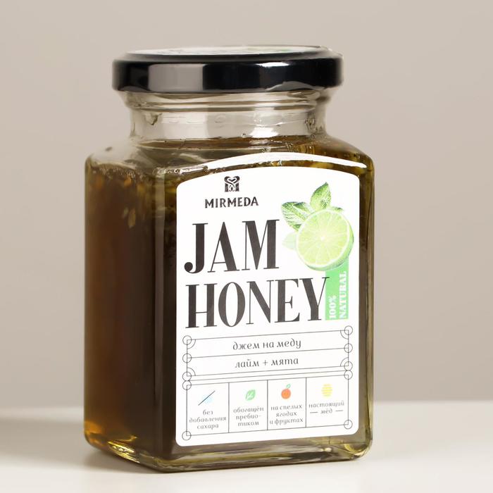 Джем на меду, Лайм мята, 280 г 
Джем на меду, Лайм мята, 280 г