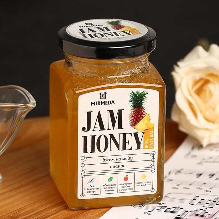 Джем на меду, Ананас, 280 г
Джем на меду, Ананас, 280 г