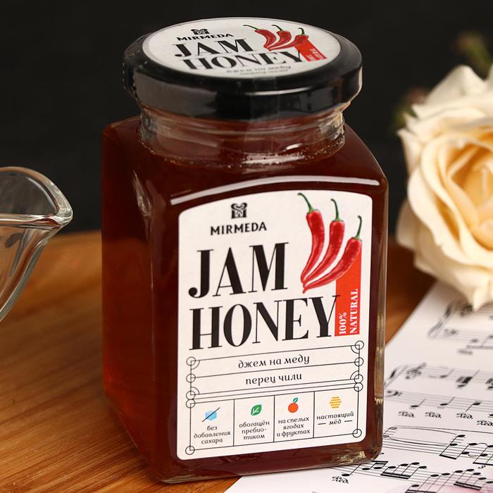 Джем на меду, Перец чили, 280 г
Джем на меду, Перец чили, 280 г