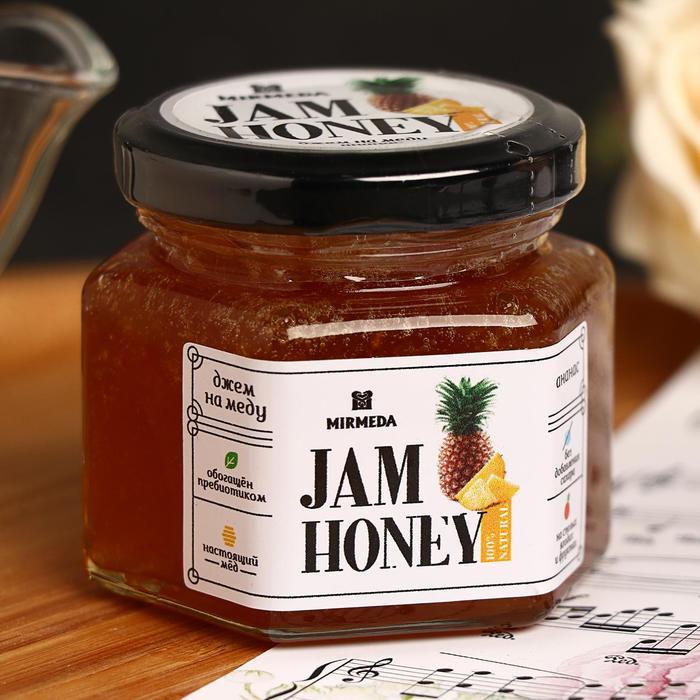 Джем на меду, Ананас, 150 г
Джем на меду, Ананас, 150 г