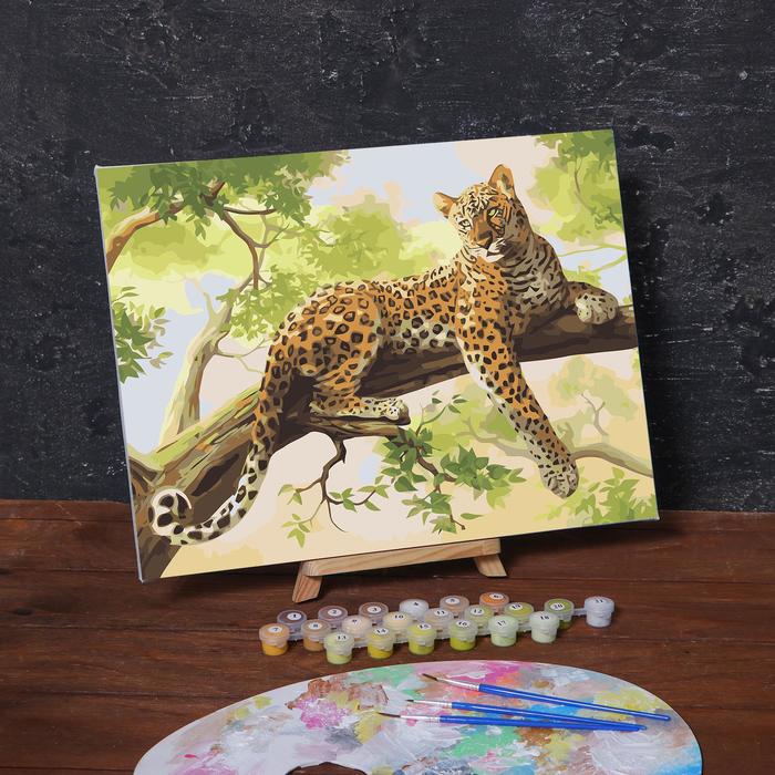 Картина по номерам на холсте с подрамником «Леопард», 40х30 см
Картина по номерам на холсте с подрамником «Леопард», 40х30 см