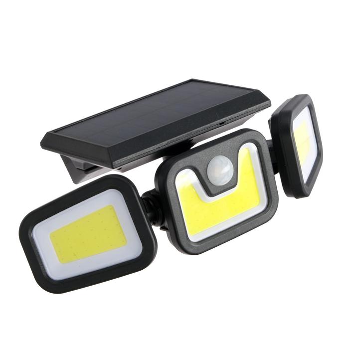 Прожектор светодиодный на солнечной батарее, 270 град., 25 Вт, COB LED, 6500К
Прожектор светодиодный на солнечной батарее, 270 град., 25 Вт, COB LED, 6500К