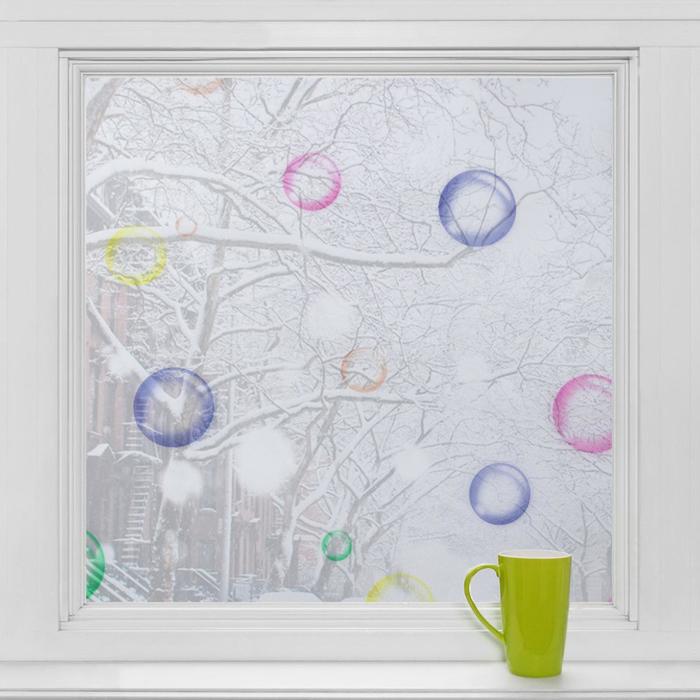 Витражная плёнка «Мыльные пузыри», 45×200 см
Витражная плёнка «Мыльные пузыри», 45×200 см