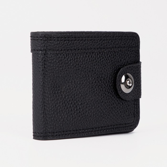 Портмоне на магните, для купюр, для карт, цвет чёрный
Портмоне на магните, для купюр, для карт, цвет чёрный