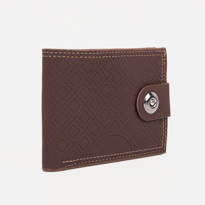Портмоне на магните, для купюр, для карт, для монет, коричневый
Портмоне на магните, для купюр, для карт, для монет, коричневый