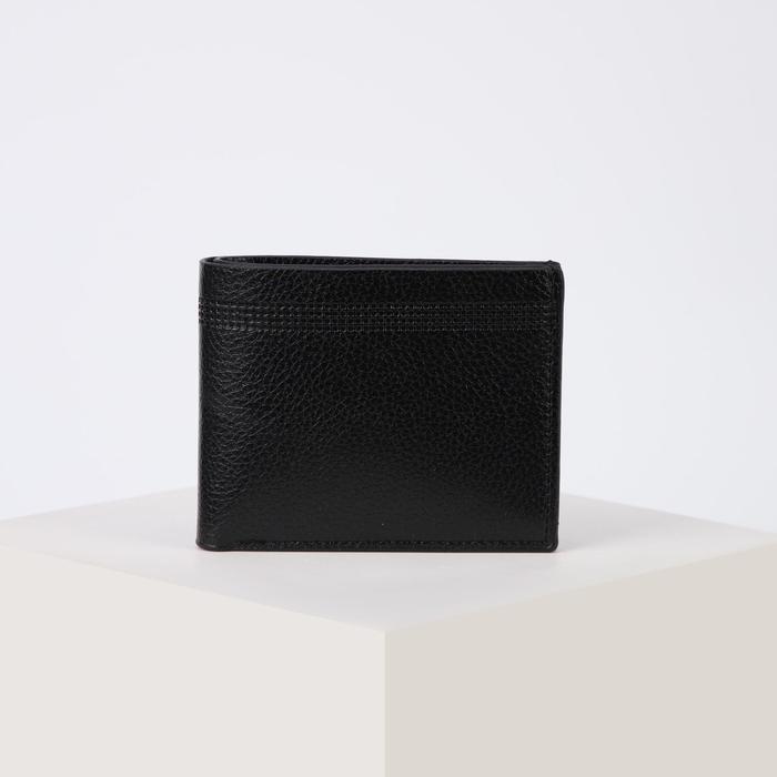 Портмоне мужское, 2 отдела, для купюр, для карт, цвет чёрный
Портмоне мужское, 2 отдела, для купюр, для карт, цвет чёрный