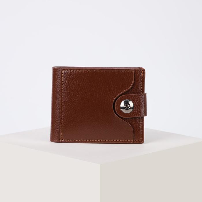 Портмоне мужское, 2 отдела на клапане, для купюр, для карт, для монет, цвет светло-коричневый
Портмоне мужское, 2 отдела на клапане, для купюр, для карт, для монет, цвет светло-коричневый