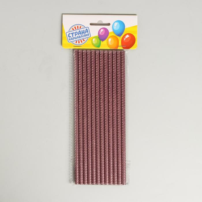 Трубочки для коктейля «Зигзаг», набор 12 шт., цвет коффе
Трубочки для коктейля «Зигзаг», набор 12 шт., цвет коффе