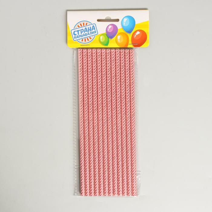 Трубочки для коктейля «Зигзаг», набор 12 шт., цвет персиковый
Трубочки для коктейля «Зигзаг», набор 12 шт., цвет персиковый