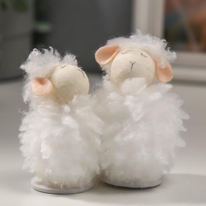 Сувенир пасхальный "Два барашка - белое облако" 9х8х4 см 
Сувенир пасхальный "Два барашка - белое облако" 9х8х4 см