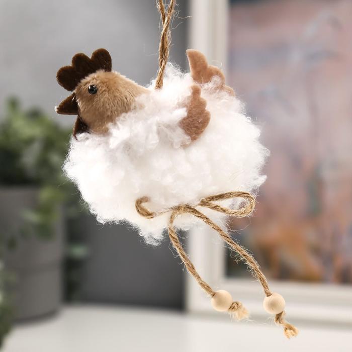 Декор пасхальный подвеска "Курочка - белое облачко" 10х7х3 см
Декор пасхальный подвеска "Курочка - белое облачко" 10х7х3 см