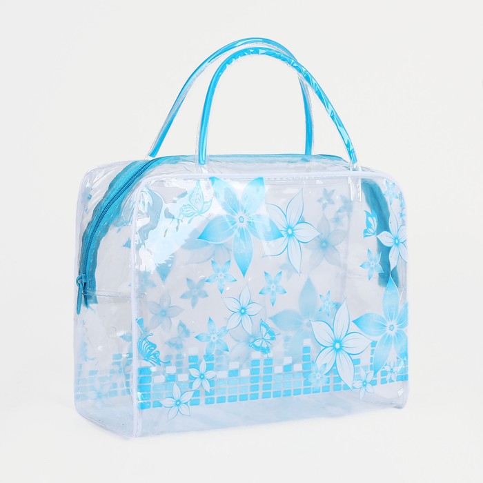 Косметичка на молнии, цвет голубой
Косметичка на молнии, цвет голубой