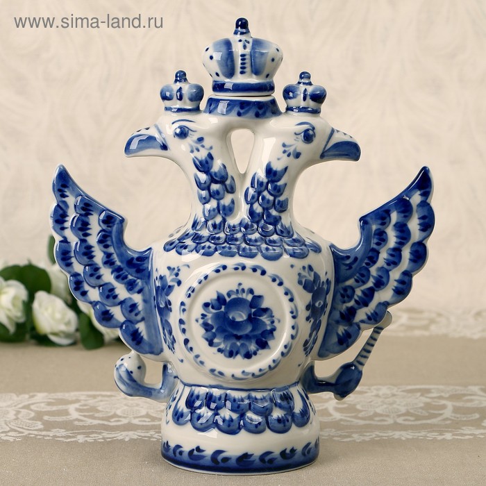 Штоф «Юбилейный», 0,75 л, 27,5 см, гжель
Штоф «Юбилейный», 0,75 л, 27,5 см, гжель