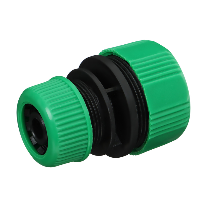 Муфта переходная, для шлангов 1/2" (12 мм) – 3/4" (19 мм), цанговое соединение, ABS-пластик, Greengo
Муфта переходная, для шлангов 1/2" (12 мм) – 3/4" (19 мм), цанговое соединение, ABS-пластик, Greengo