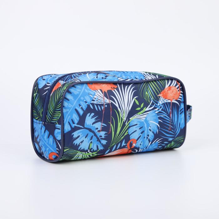 Косметичка дорожная, отдел на молнии, с подкладом, цвет синий
Косметичка дорожная, отдел на молнии, с подкладом, цвет синий