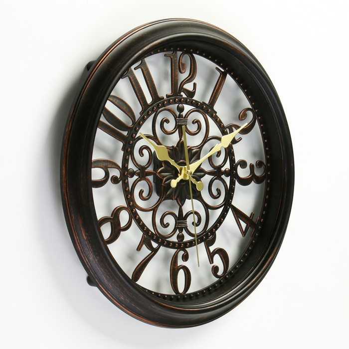 фото Часы настенные, серия: интерьер, "сутри", дискретный ход, d-35 см