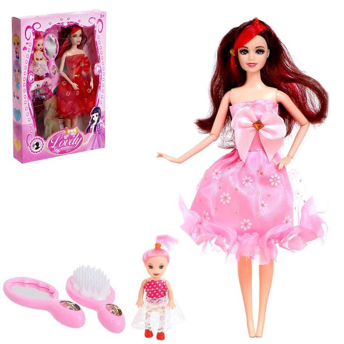 Кукла-модель шарнирная «Кэтрин» с платьями, малышкой и аксессуарами
Кукла-модель шарнирная «Кэтрин» с платьями, малышкой и аксессуарами