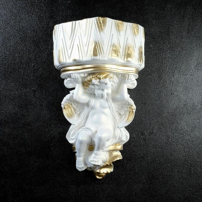 Настенное кашпо "Ангел", белое золото, 3л/ 50х30х22см
Настенное кашпо "Ангел", белое золото, 3л/ 50х30х22см