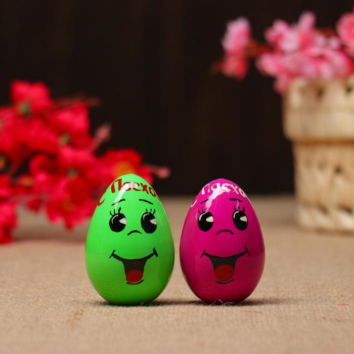 Сувенир яйцо "Смайлик", 5,7х4 см, микс, ручная работа 
Сувенир яйцо "Смайлик", 5,7х4 см, микс, ручная работа